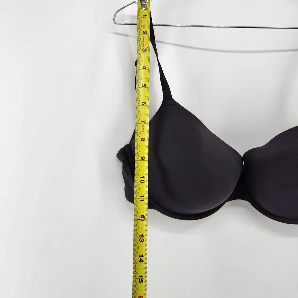 SKIMS 34DDDD Onyx Black Fits Everybody T-Shirt Bra NWT $54 - Picture 6 of 7
